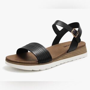 Carcuume Women's Lightweight Walking Arch Support Sandal Size 7 NWB